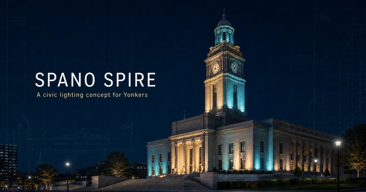 Preview of the interactive City Hall lighting concept